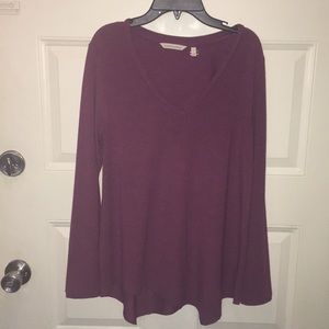 Soft Surroundings Raw Hem Top